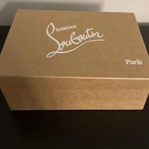 Christian Louboutin Kate Brown Leather Pump Heel